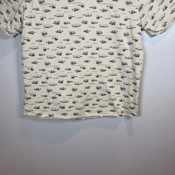 L.L. Bean Organic Cotton Sailboat Shirt Size Large - Picture 9 of 13